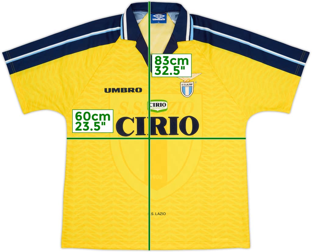 1996-98 Lazio Third Shirt - 8/10 - (XL)