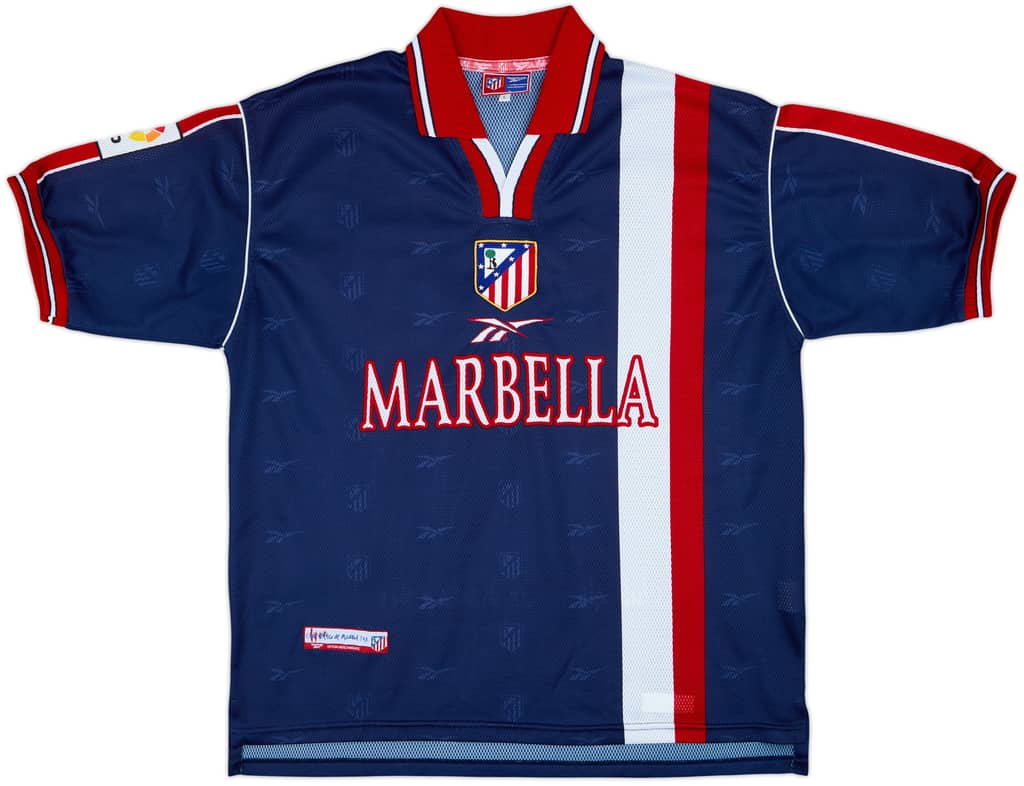 1998-99 Atletico Madrid Away Shirt - 10/10 - (L)