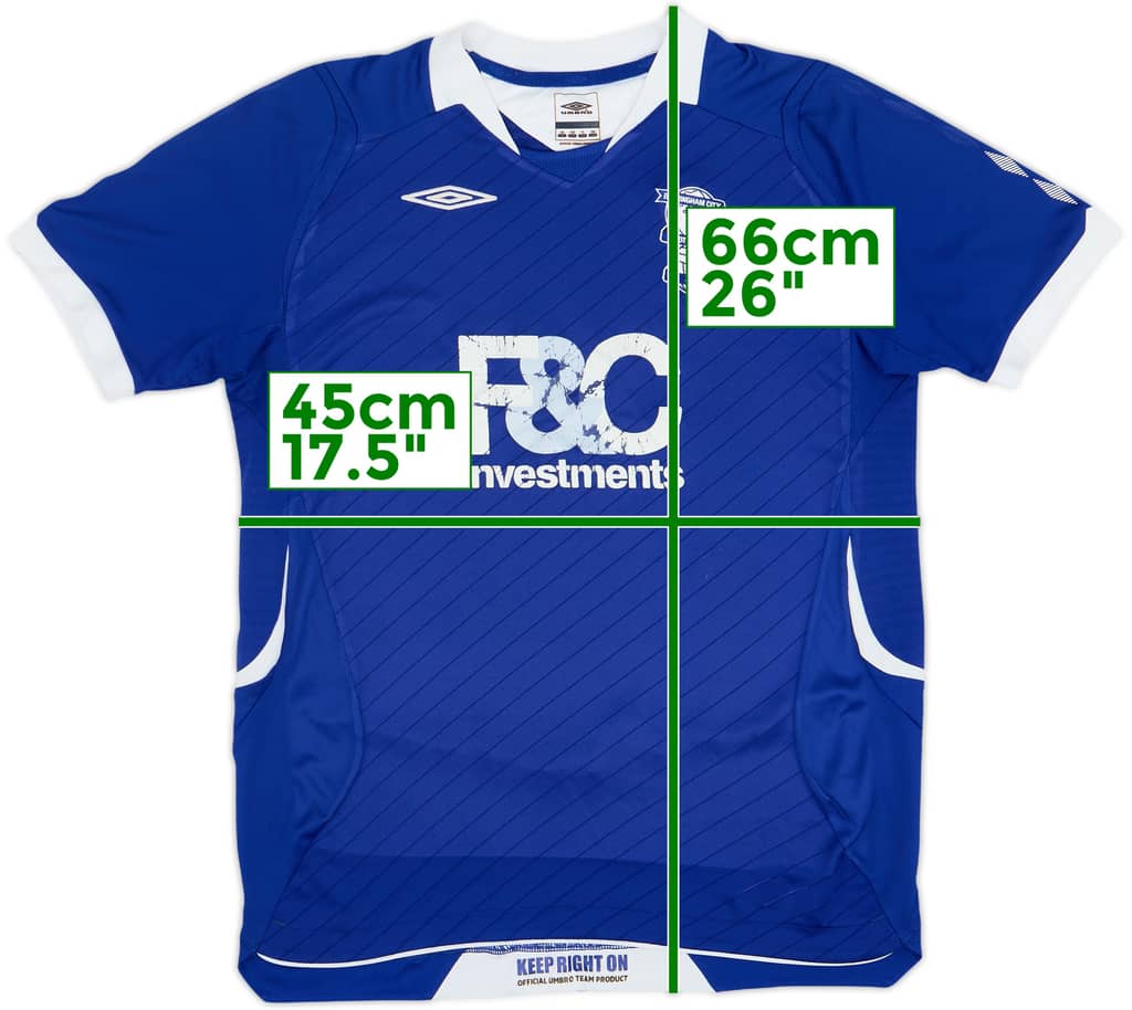 2008-09 Birmingham Home Shirt - 5/10 - (L.Boys)