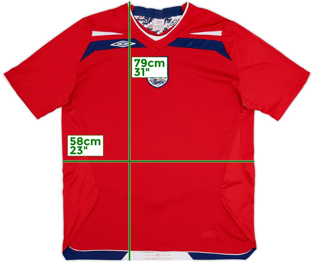 2008-10 England Away Shirt - 5/10 - (XL)