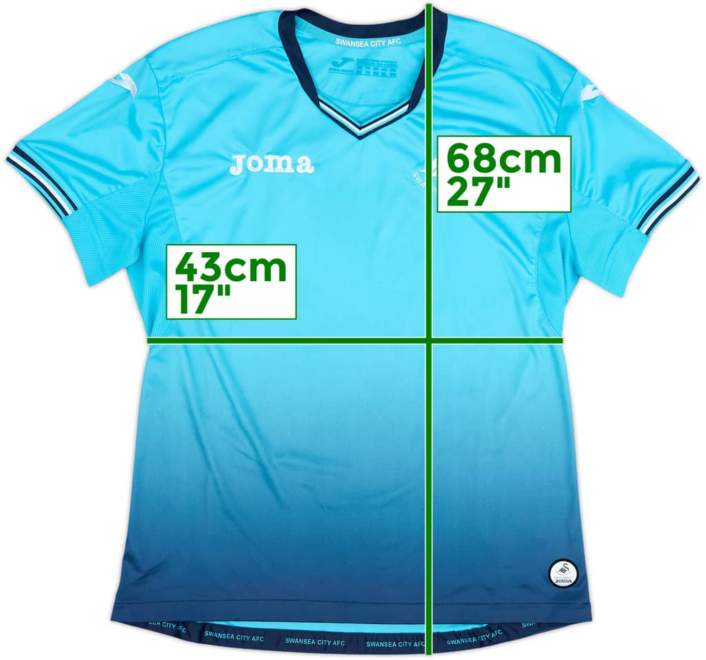 2016-17 Swansea Away Shirt - 8/10 - (Women's XL)