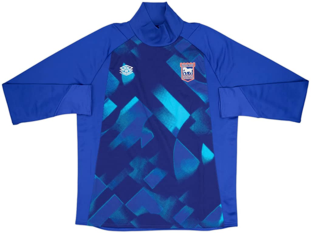 2023-24 Ipswich Umbro Drill Top - 10/10 - (XXL)