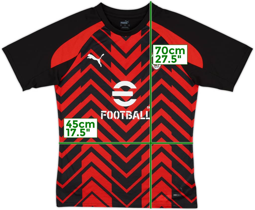 2023-24 AC Milan Puma Training Shirt - 10/10 - (M)