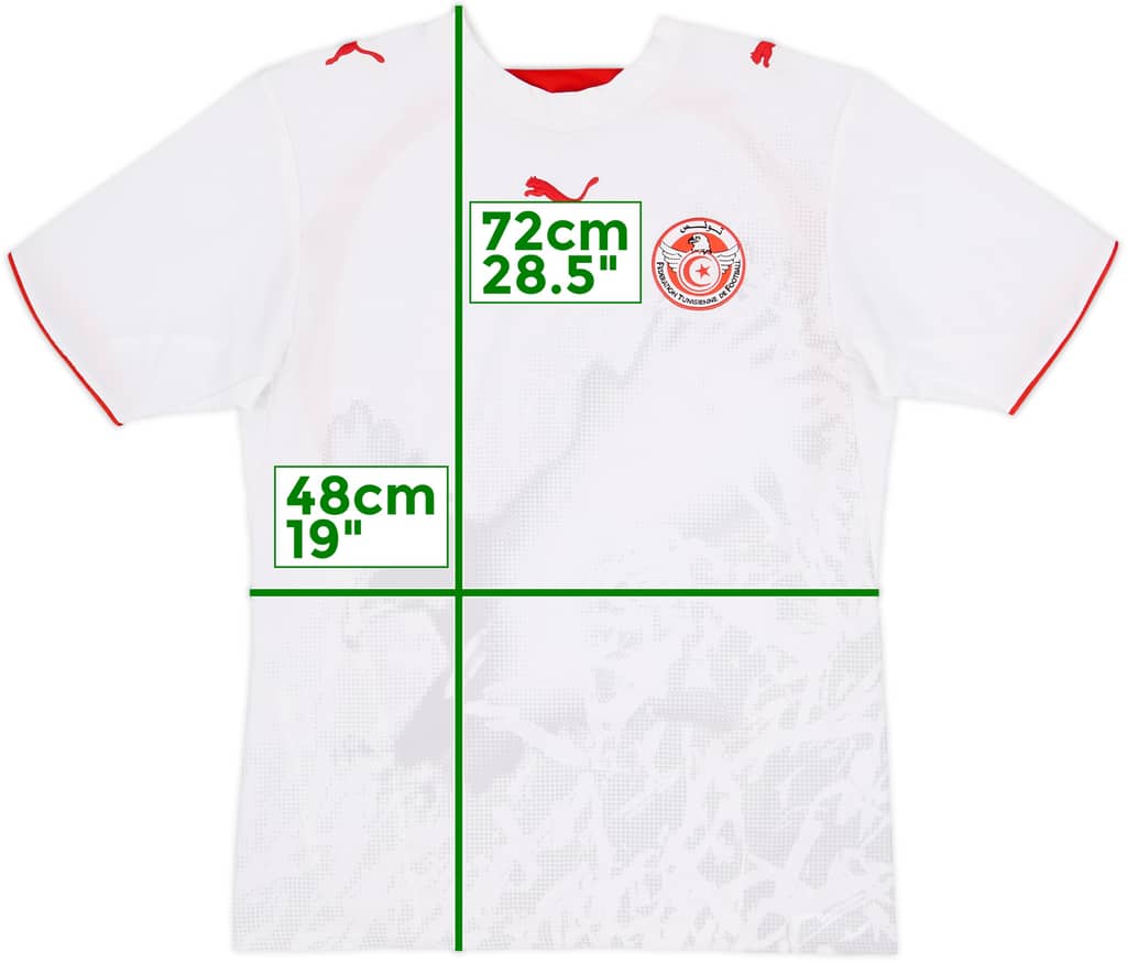 2006-07 Tunisia Home Shirt - 8/10 - (S)