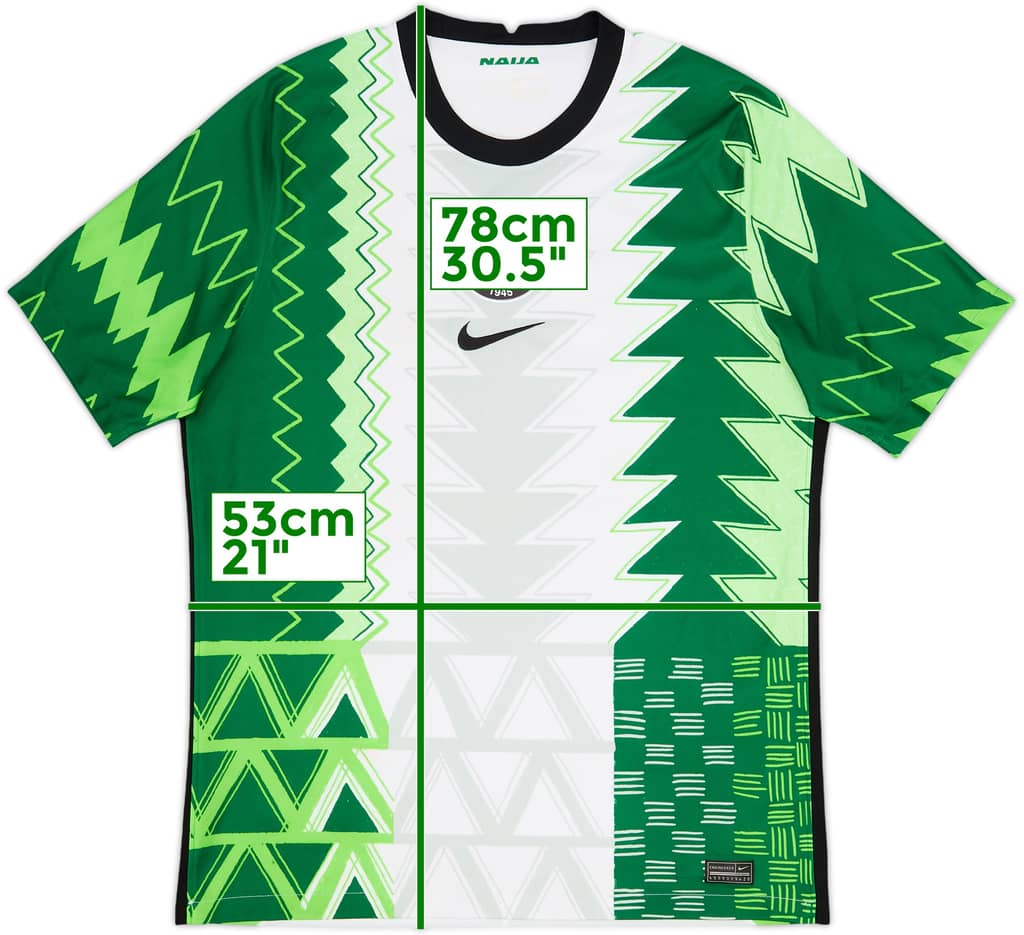 2020-21 Nigeria Home Shirt - 8/10 - (L)
