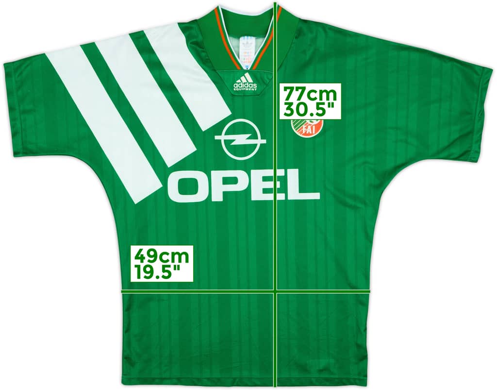 1992-93 Ireland Home Shirt - 8/10 - (M)