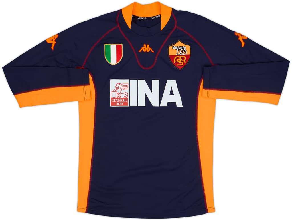 2001-02 Roma Third L/S Shirt - 9/10 - (M)