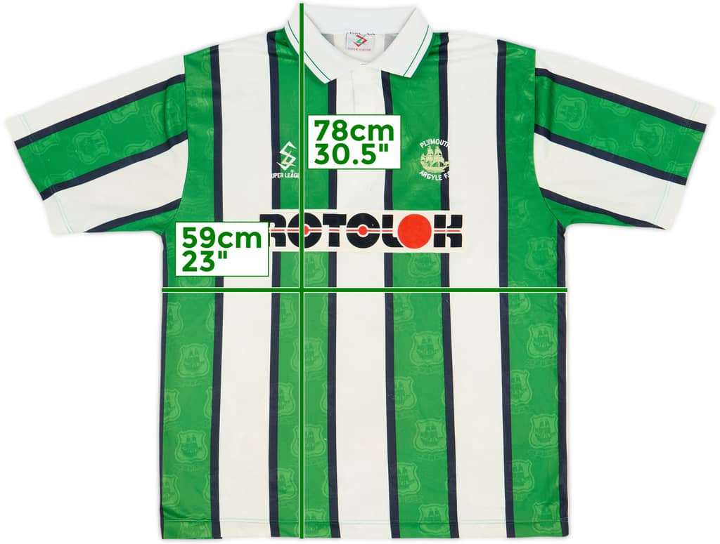 1996-98 Plymouth Home Shirt - 6/10 - (L)