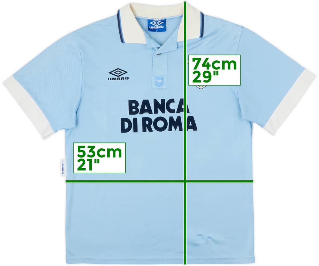 1993-95 Lazio Home Shirt - 8/10 - (M)