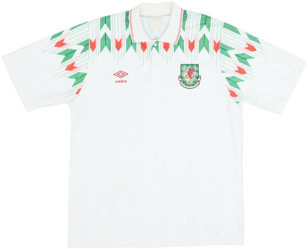 1990-92 Wales Away Shirt - 8/10 - (XL)