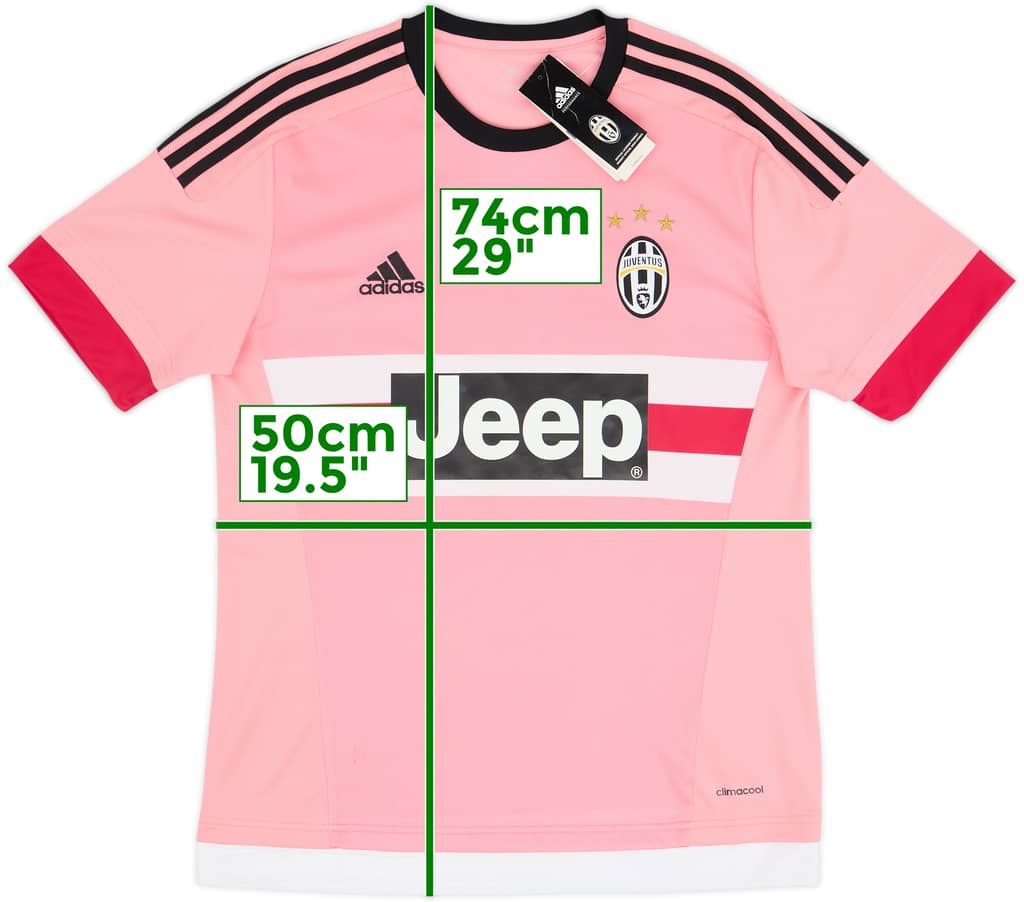 2015-16 Juventus Camiseta Visitante (M)