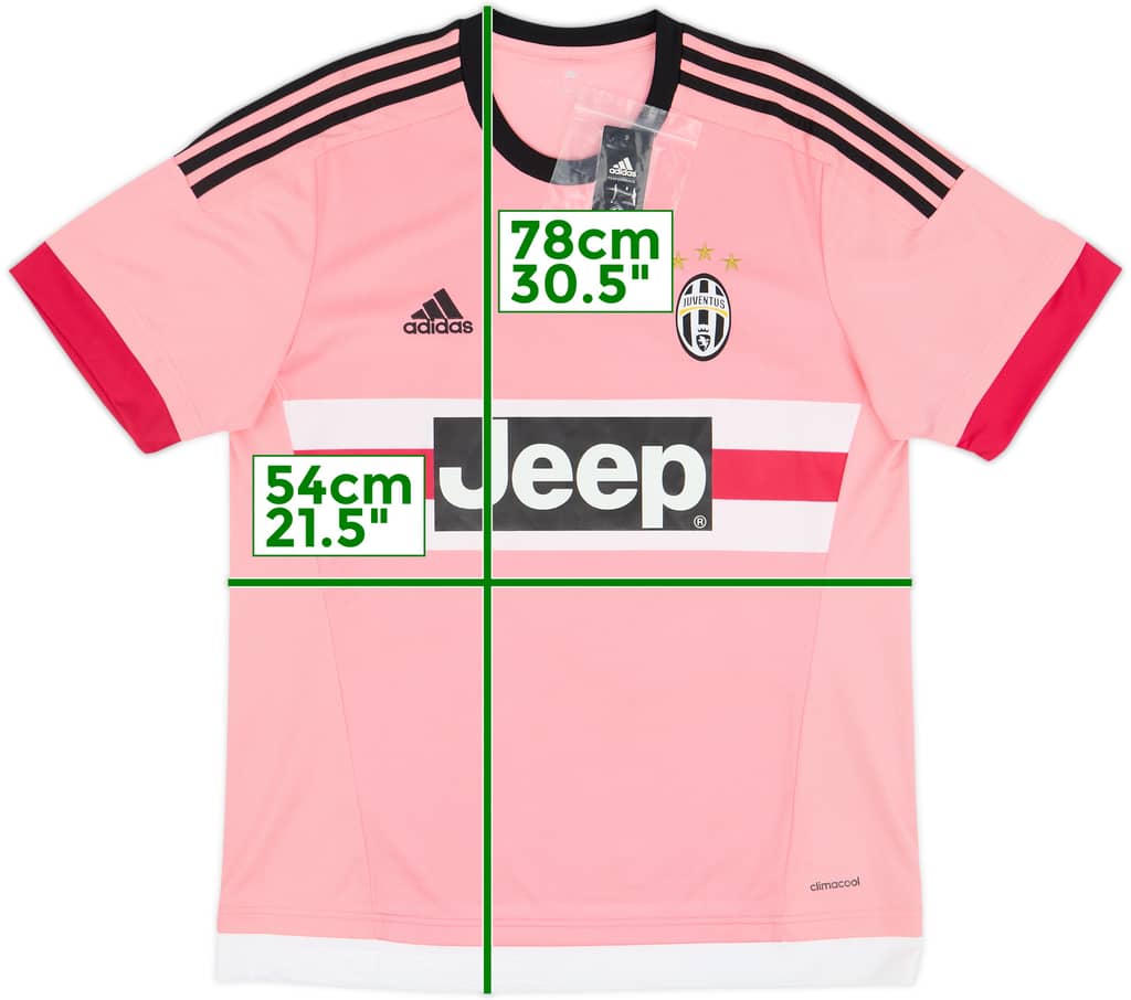 2015-16 Juventus Camiseta de visitante (L)