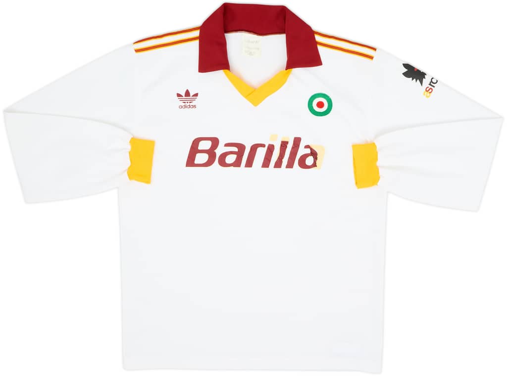 1991-92 Roma Away L/S Shirt - 4/10 - (M)