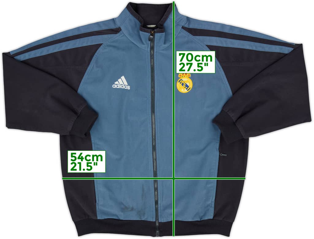 2001-02 Real Madrid adidas Track Jacket - 6/10 - (S)