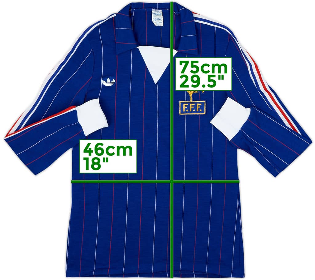 1980-82 France Home L/S Shirt - 10/10 - (M)