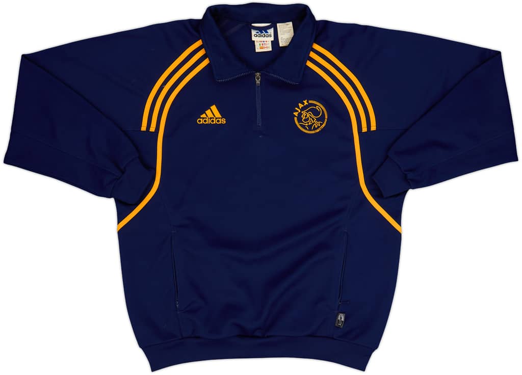 Sudadera de entrenamiento con cremallera 1/4 adidas del Ajax 2000-01 - 8/10 - (M/L)