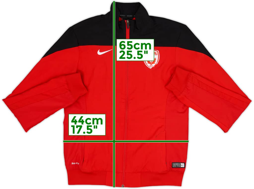 2014-15 AS Nancy Nike Track Jacket - 8/10 - (S.Boys)