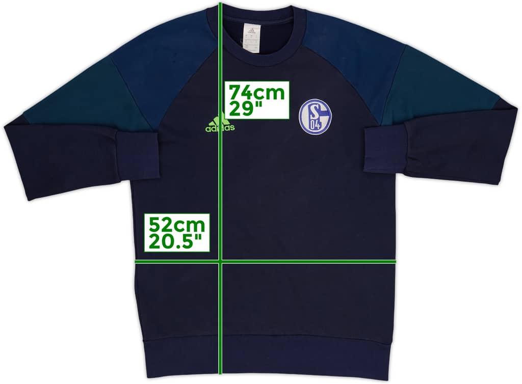 2016-17 Schalke adidas Sweat Top - 5/10 - (L)