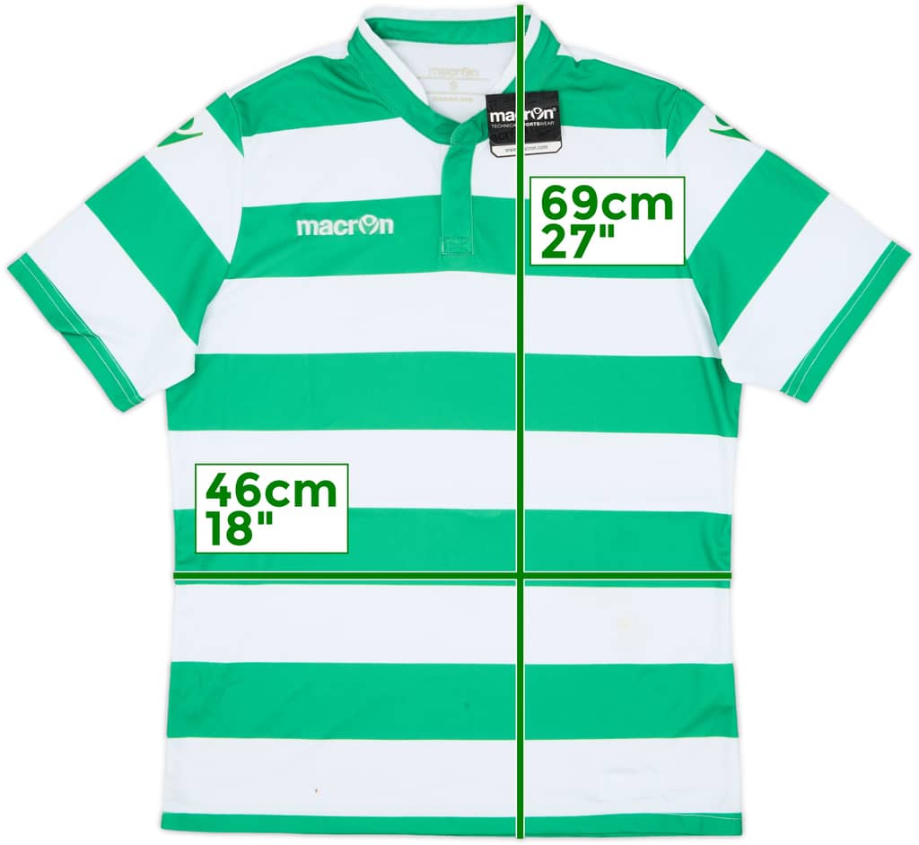 2014-15 Macron Template Shirt (Sporting CP) (S)