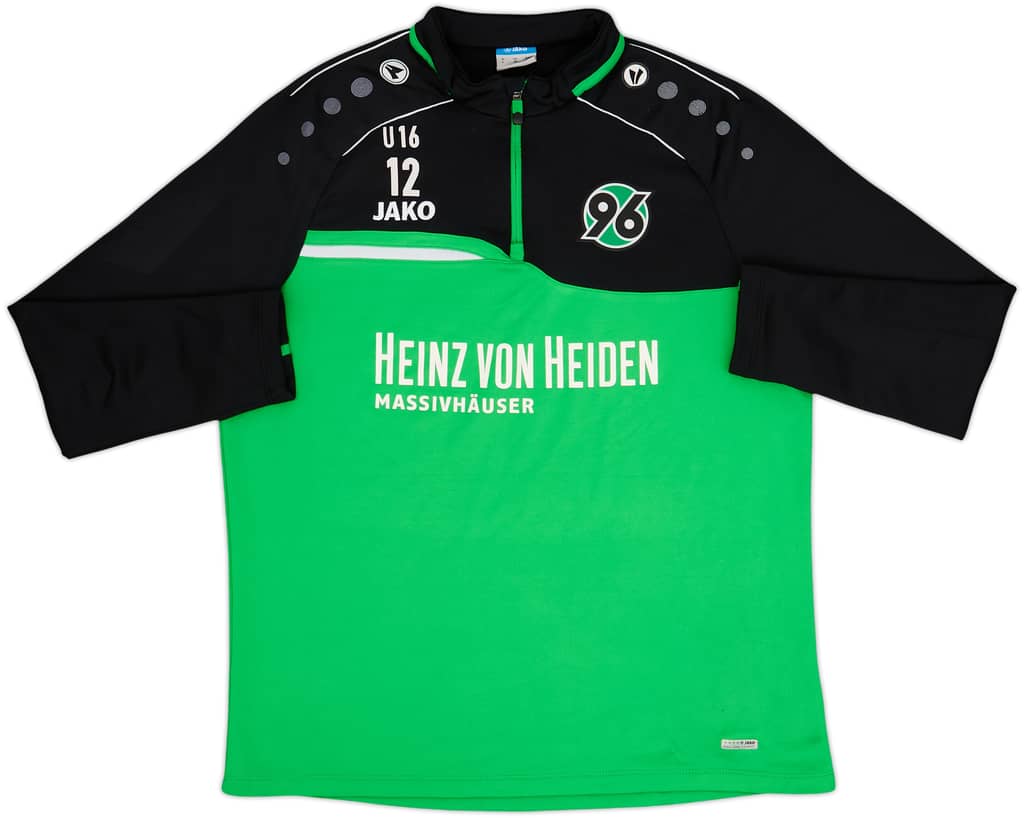 2018-19 Hannover 96 Player Issue Jako 1/4 Zip Drill Top #12 - 8/10 - (M)