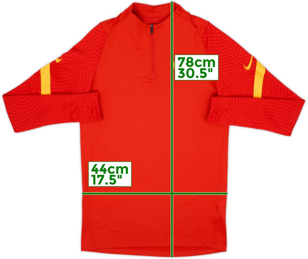 2020-21 Roma Nike 1/4 Zip Training Top - 8/10 - (S)