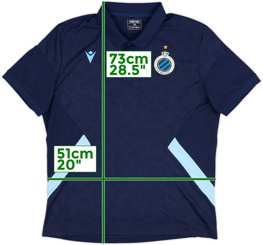 2022-23 Club Brugge Macron Polo Shirt - 9/10 - (XL)