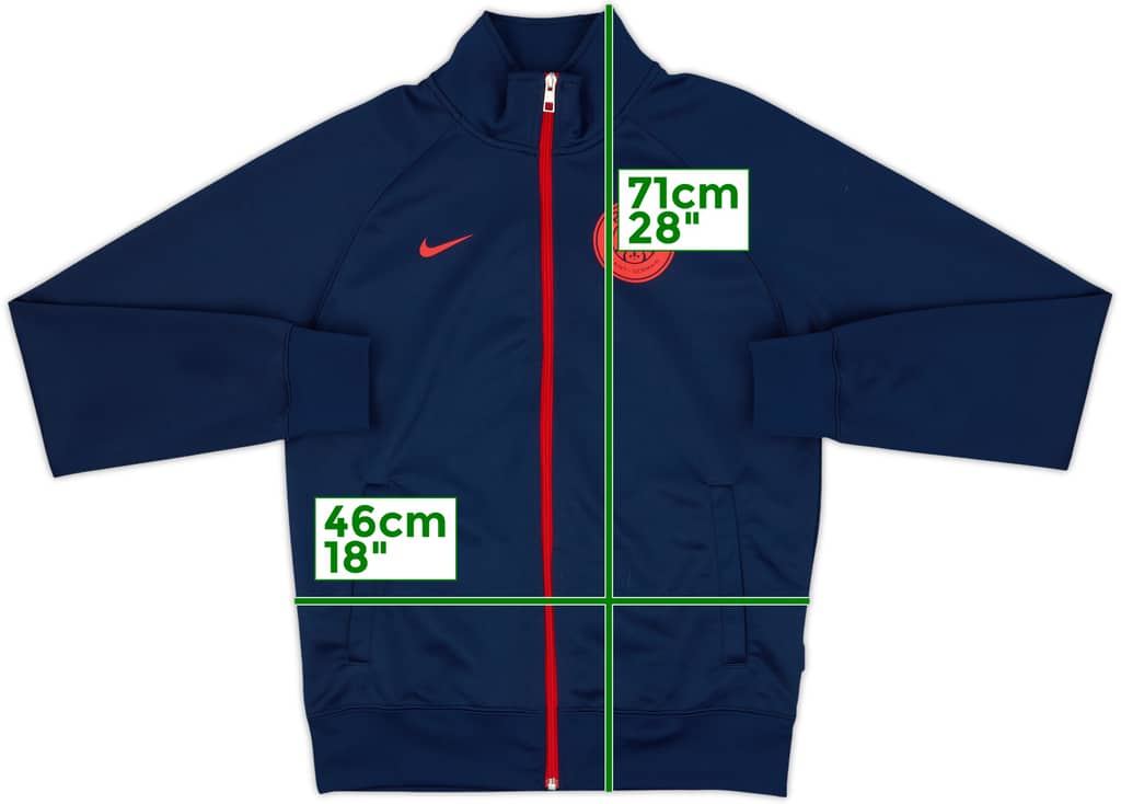 2013-14 Paris Saint-Germain Nike Chaqueta de Entrenamiento - 8/10 - (S)