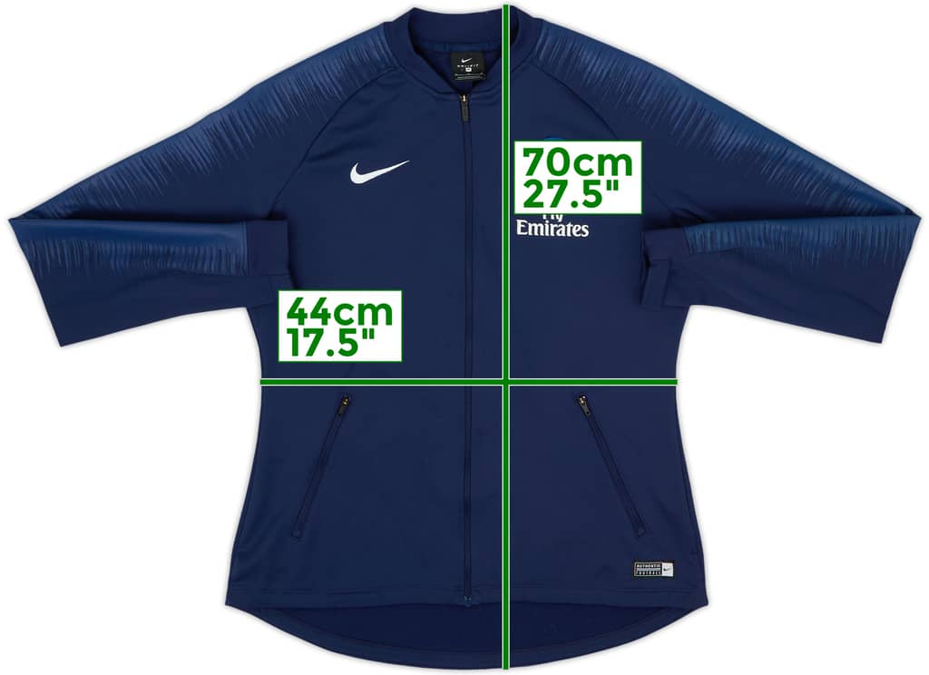 2018-19 Paris Saint-Germain Nike Track Jacket - 8/10 - (Women's M)