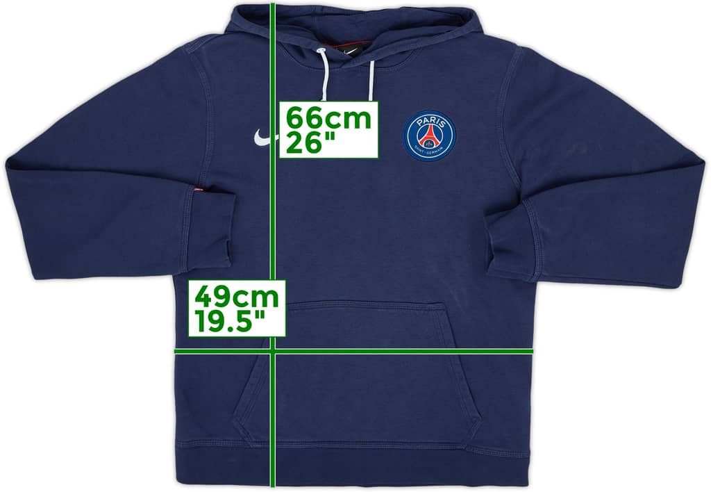 2015-16 Paris Saint-Germain Nike Hooded Top - 8/10 - (S)