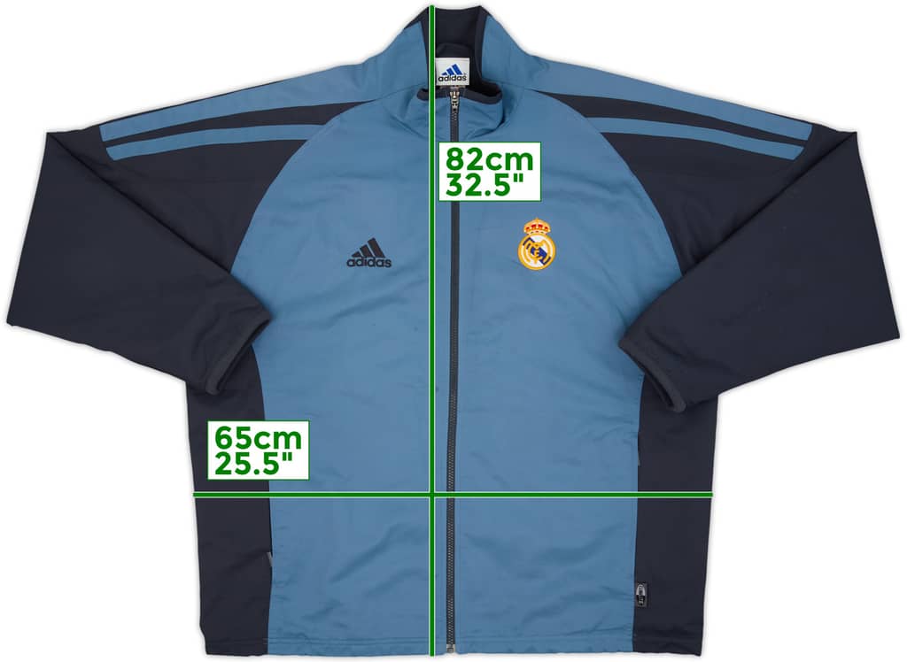 Chaqueta de chándal adidas del Real Madrid 2001-02 - 7/10 - (L/XL)