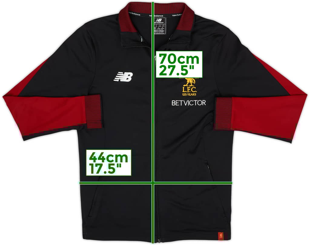 2017-18 Liverpool New Balance Track Jacket - 8/10 - (S)