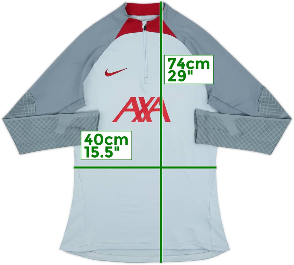 2023-24 Liverpool Nike 1/4 Zip Drill Top - 10/10 - (S)