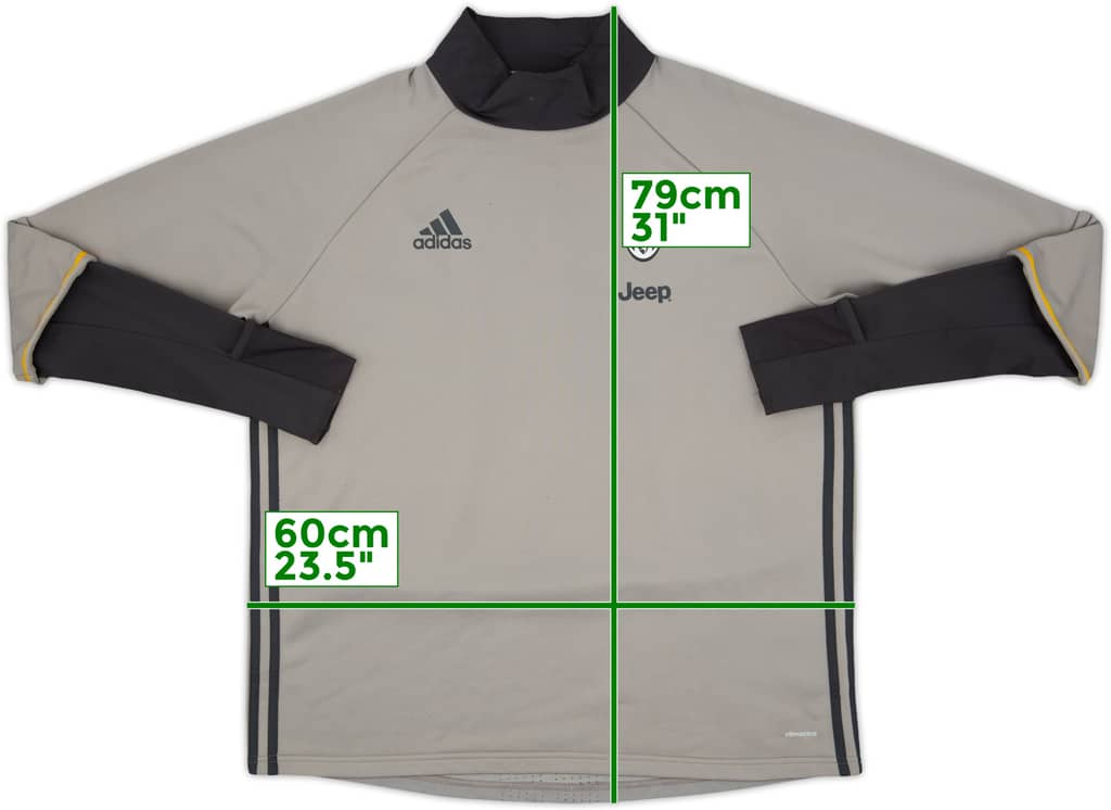 2016-17 Juventus adidas Top de entrenamiento - 7/10 - (XL)