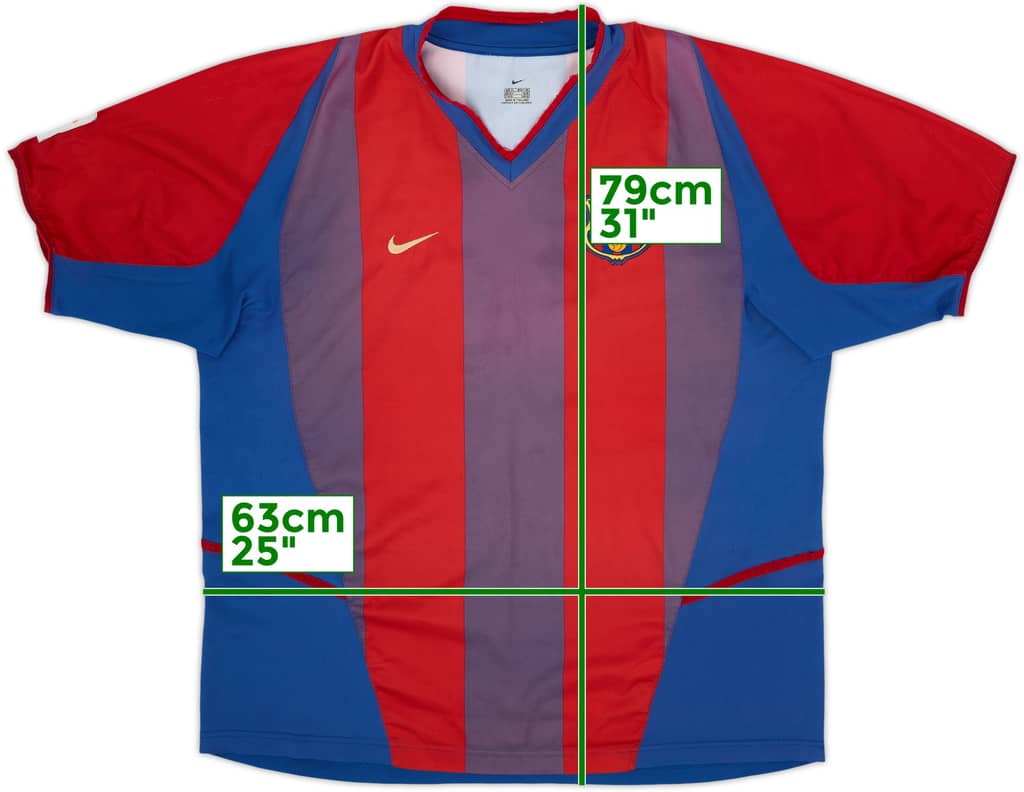 2002-03 Barcelona Home Shirt - 4/10 - (XL)