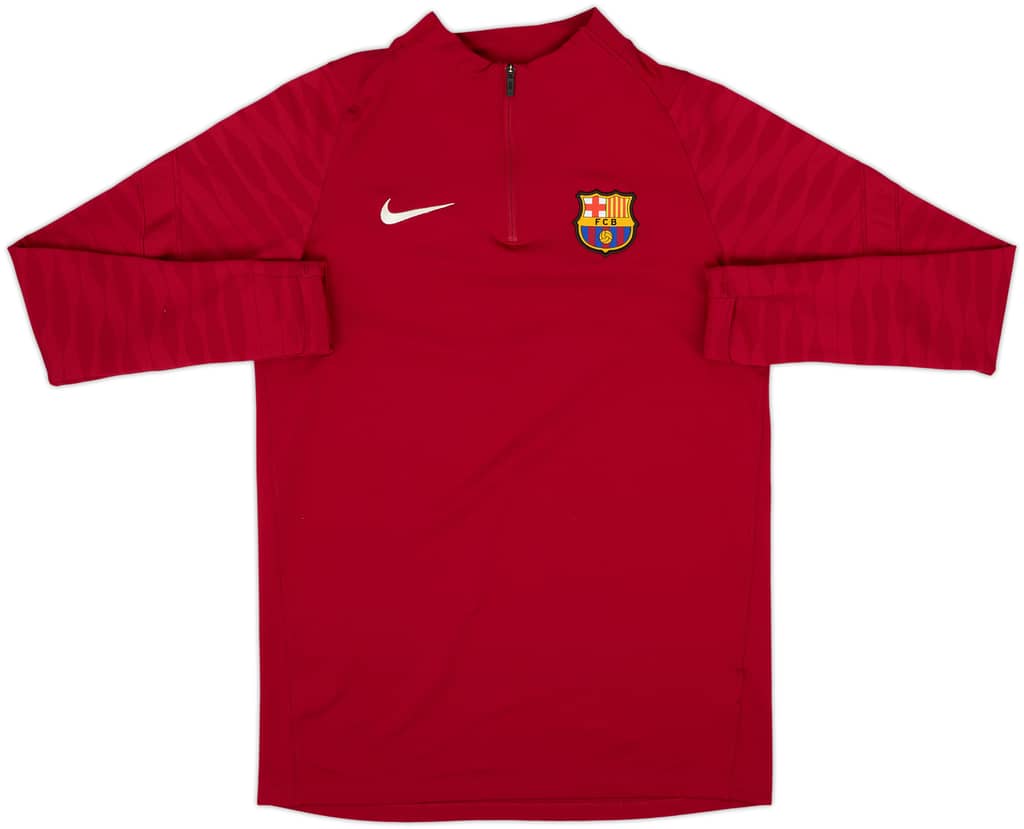 2021-22 Barcelona Nike 1/4 Zip Drill Top - 8/10 - (S)