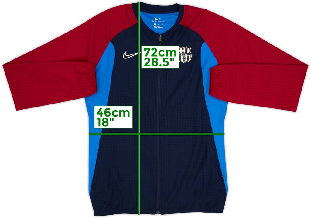 2021-22 Barcelona Nike Track Jacket - 9/10 - (S)