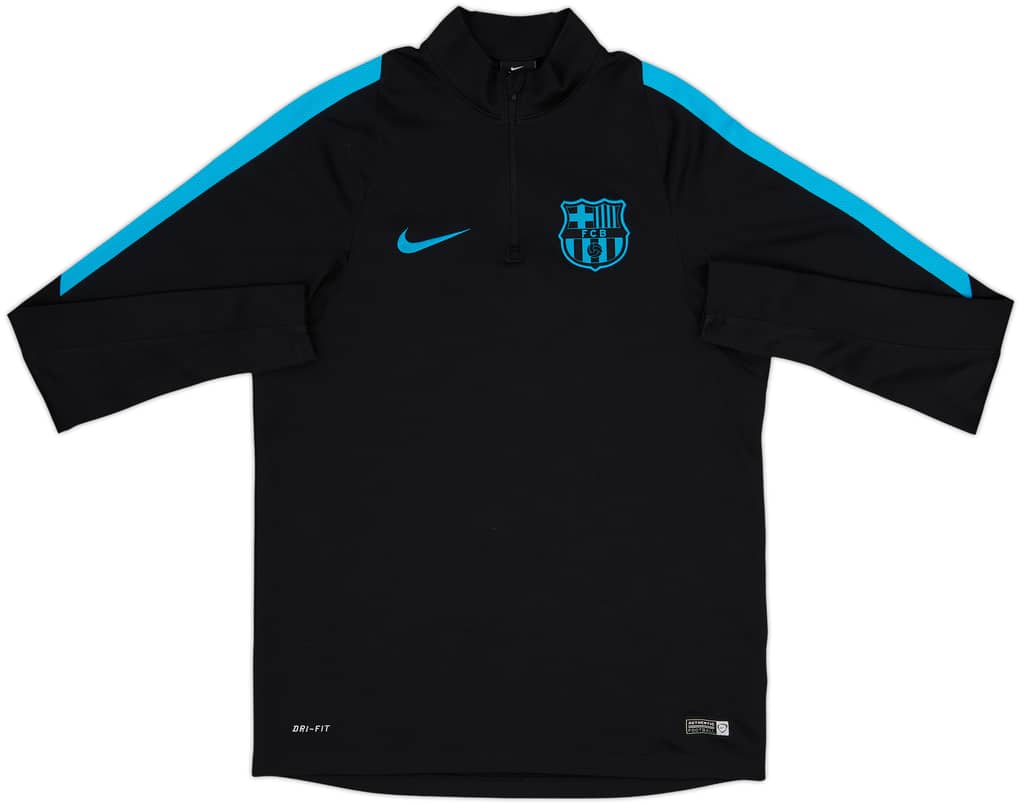 2015-16 Barcelona Nike 1/4 Zip Drill Top - 9/10 - (M)