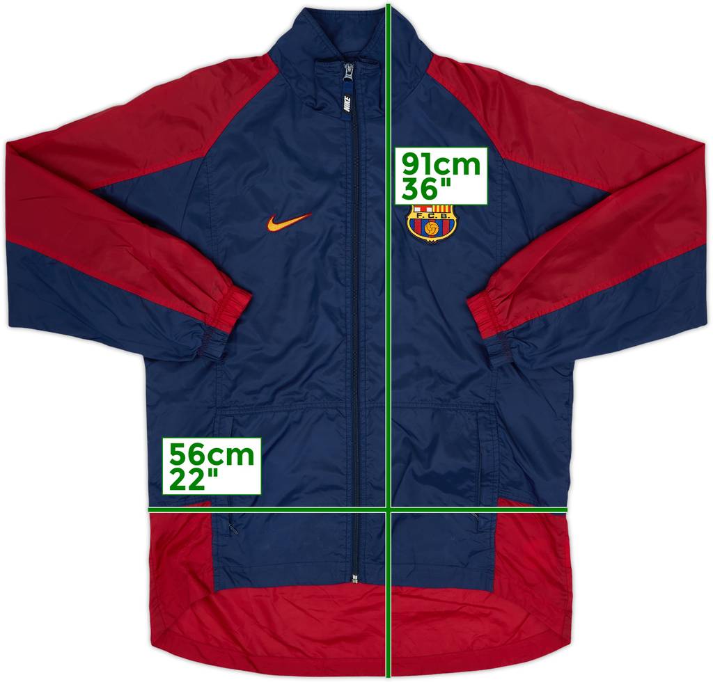 1999-00 Barcelona Nike Rain Jacket - 8/10 - (M)