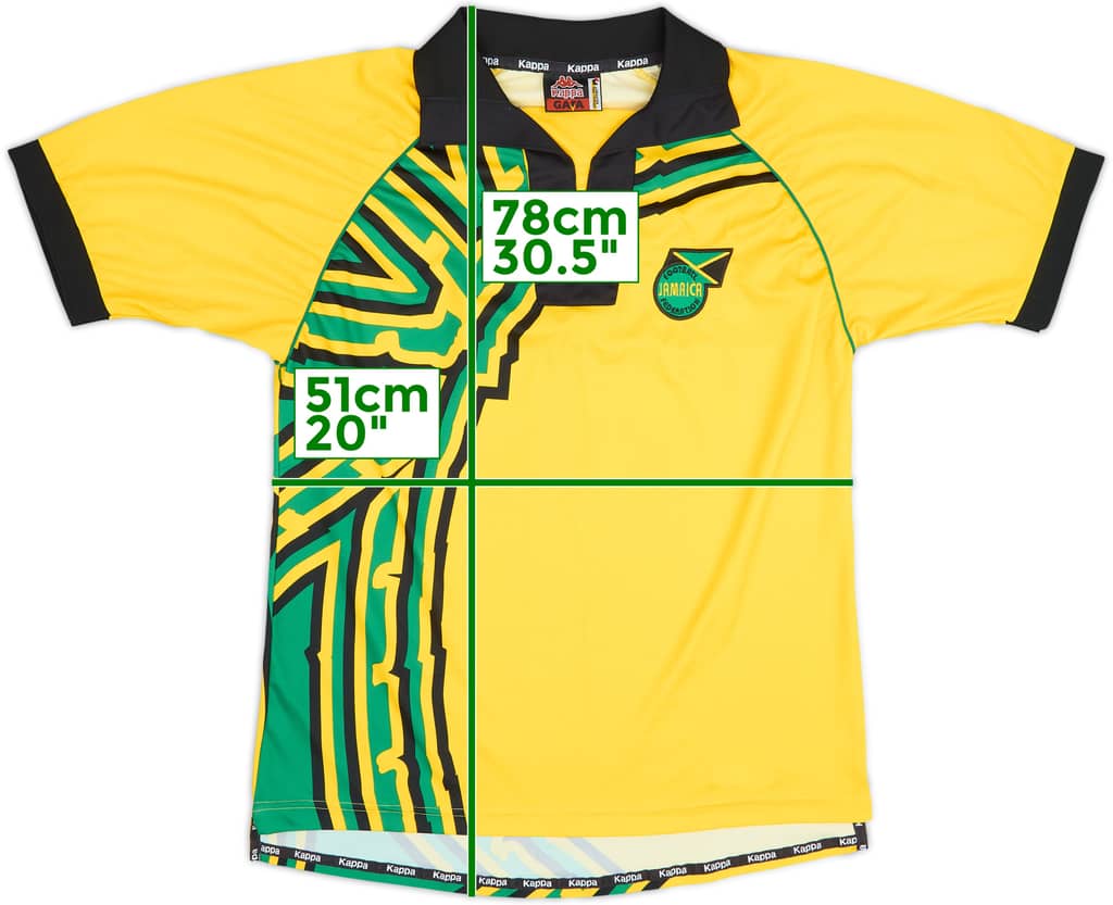 1998-00 Jamaica Home Shirt - 8/10 - (L)