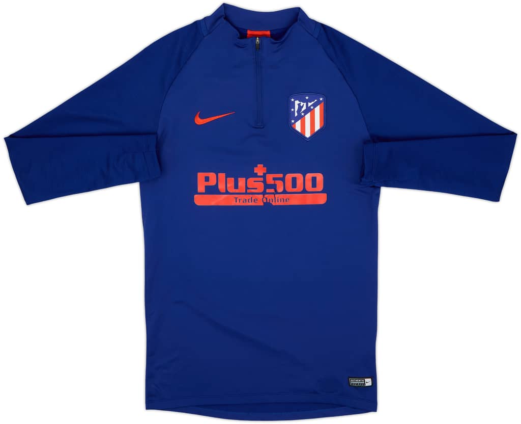 2020-21 Atletico Madrid Nike 1/4 Zip Training Top - 5/10 - (S)