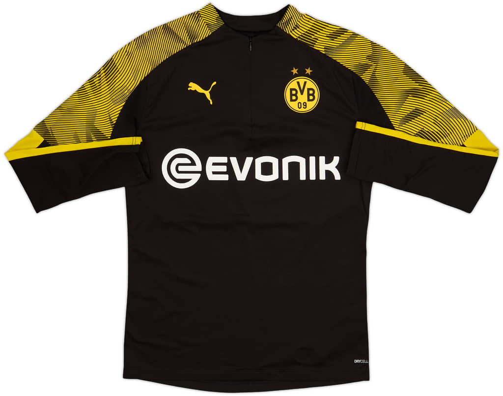 2019-20 Borussia Dortmund Puma 1/4 Zip Drll Top - 10/10 - (M)