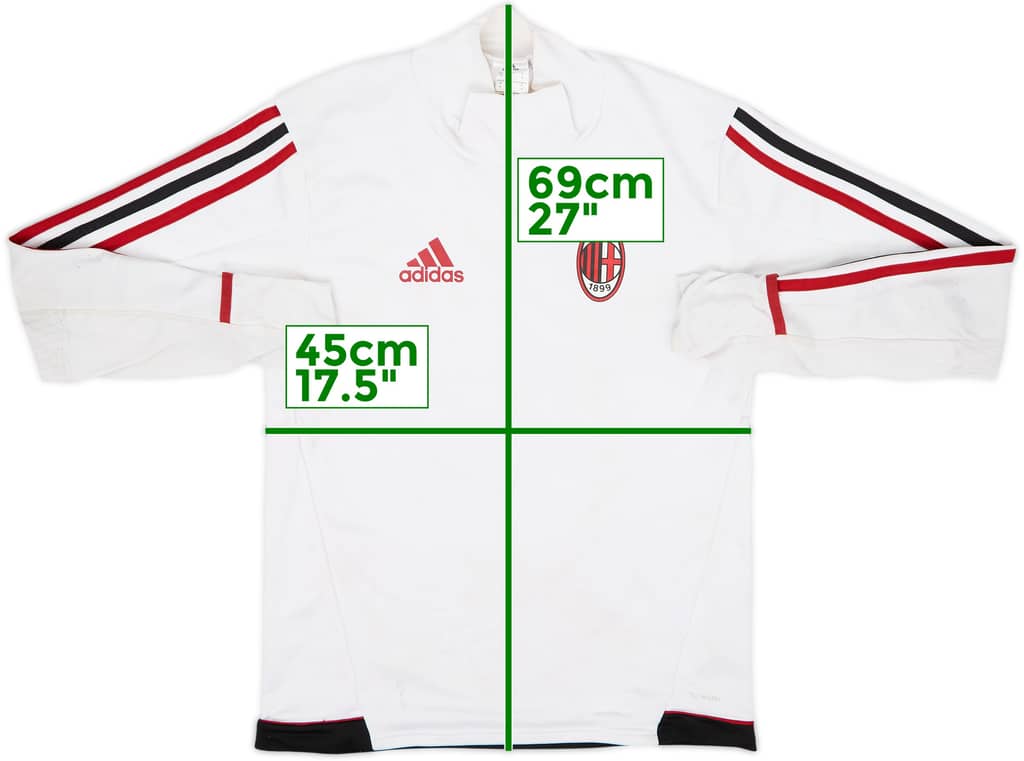 2017-18 AC Milan adidas Training Top - 5/10 - (S)