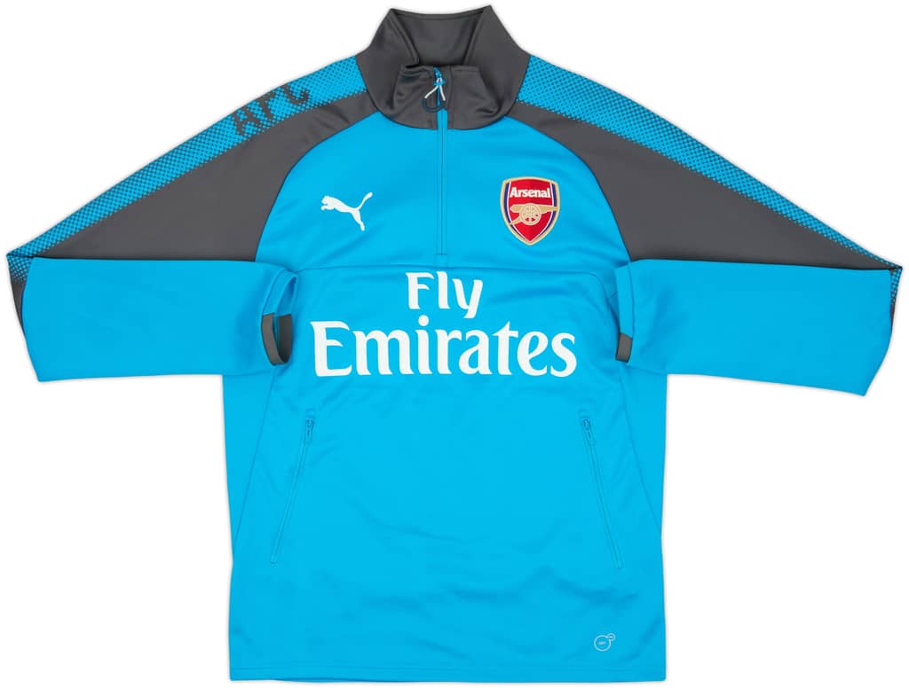 2017-18 Arsenal Puma 1/4 Zip Drill Top - 10/10 - (S)
