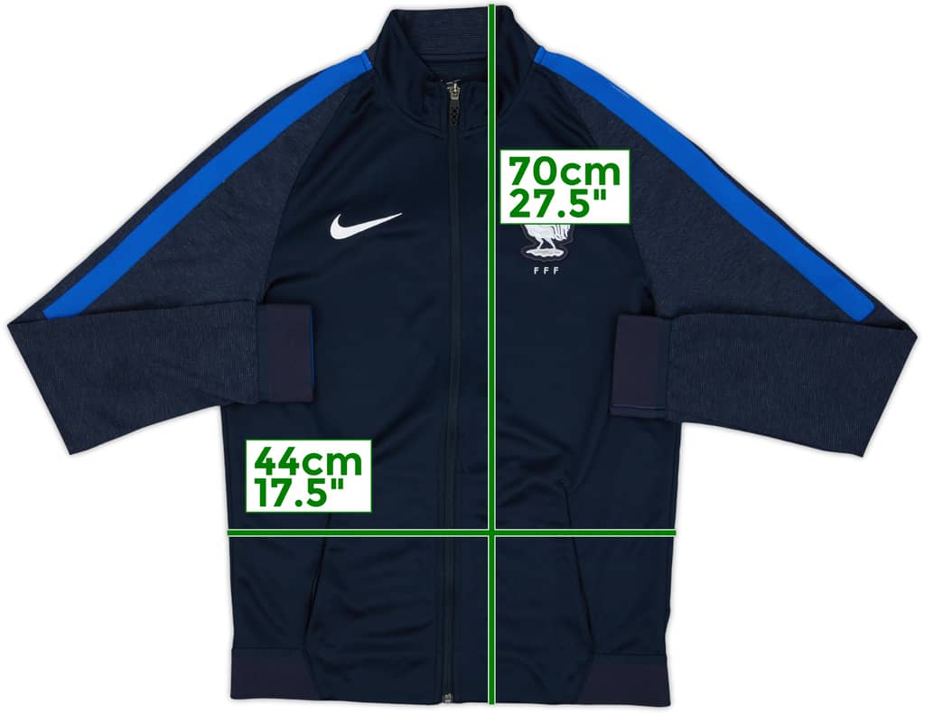 2017-18 France Nike Track Jacket - 8/10 - (S)