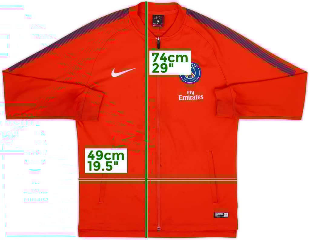 2017-18 Paris Saint-Germain Nike Track Jacket - 5/10 - (M)