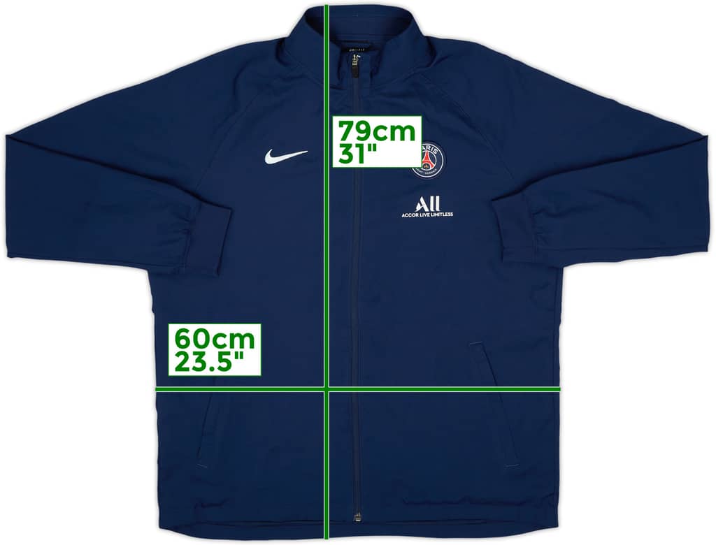 2020-21 Paris Saint-Germain Nike Track Jacket - 8/10 - (XL)