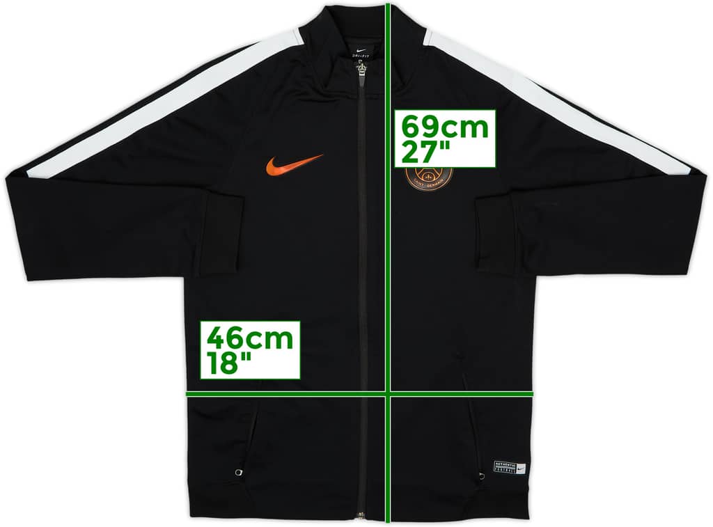 2016-17 Paris Saint-Germain Nike Track Jacket - 8/10 - (S)