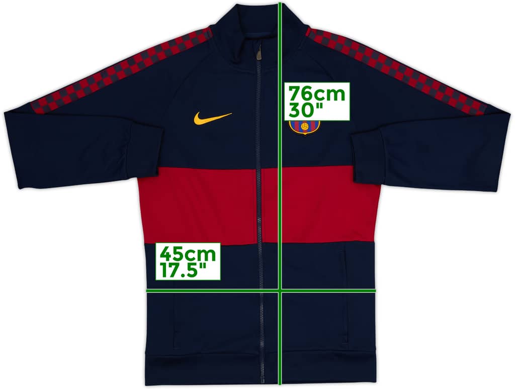2019-20 Barcelona Nike Track Jacket - 9/10 - (S)