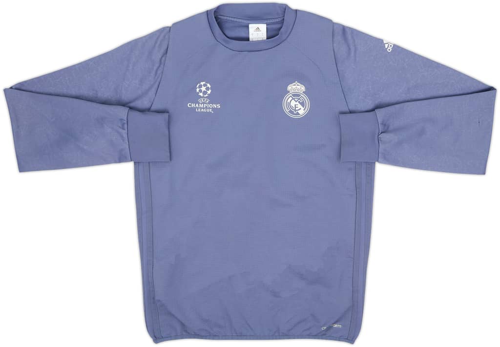 2016-17 Real Madrid adidas CL Sweat Top - 8/10 - (S)