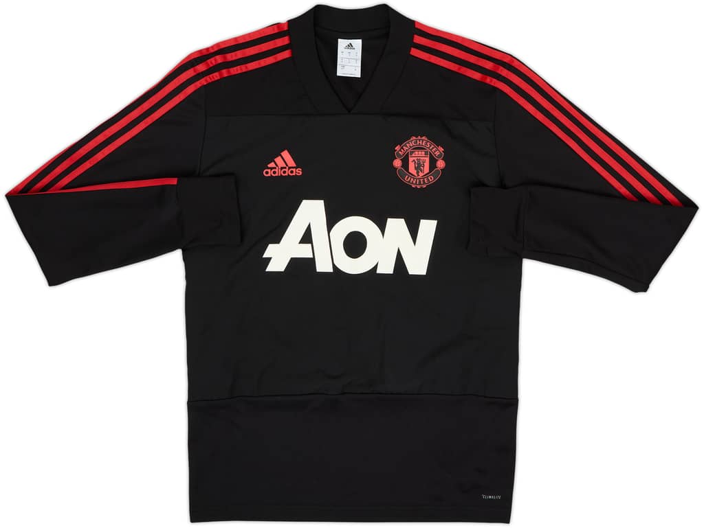2018-19 Manchester United adidas Sweat Top - 8/10 - (S)